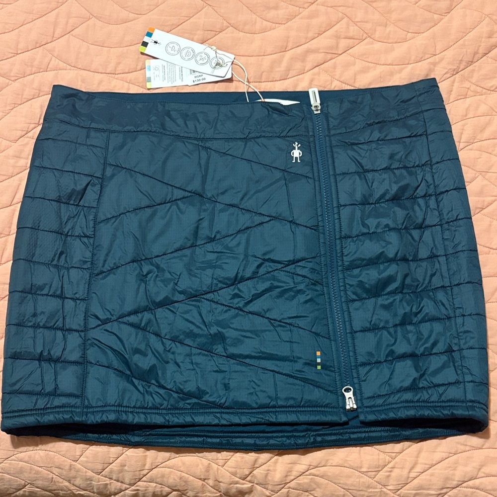 Smartwool Women's Teal Quilted Mini Skirt